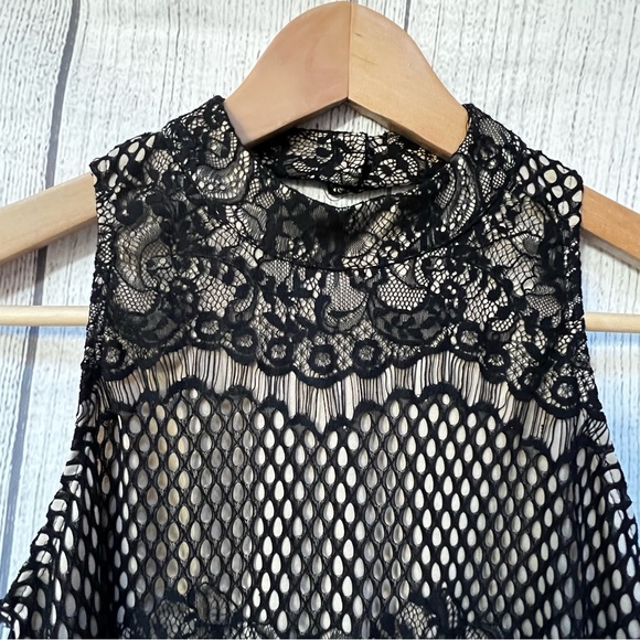 Xhilaration Lace Overlay Dress Color: Black Size: S/P - Picture 4 of 13